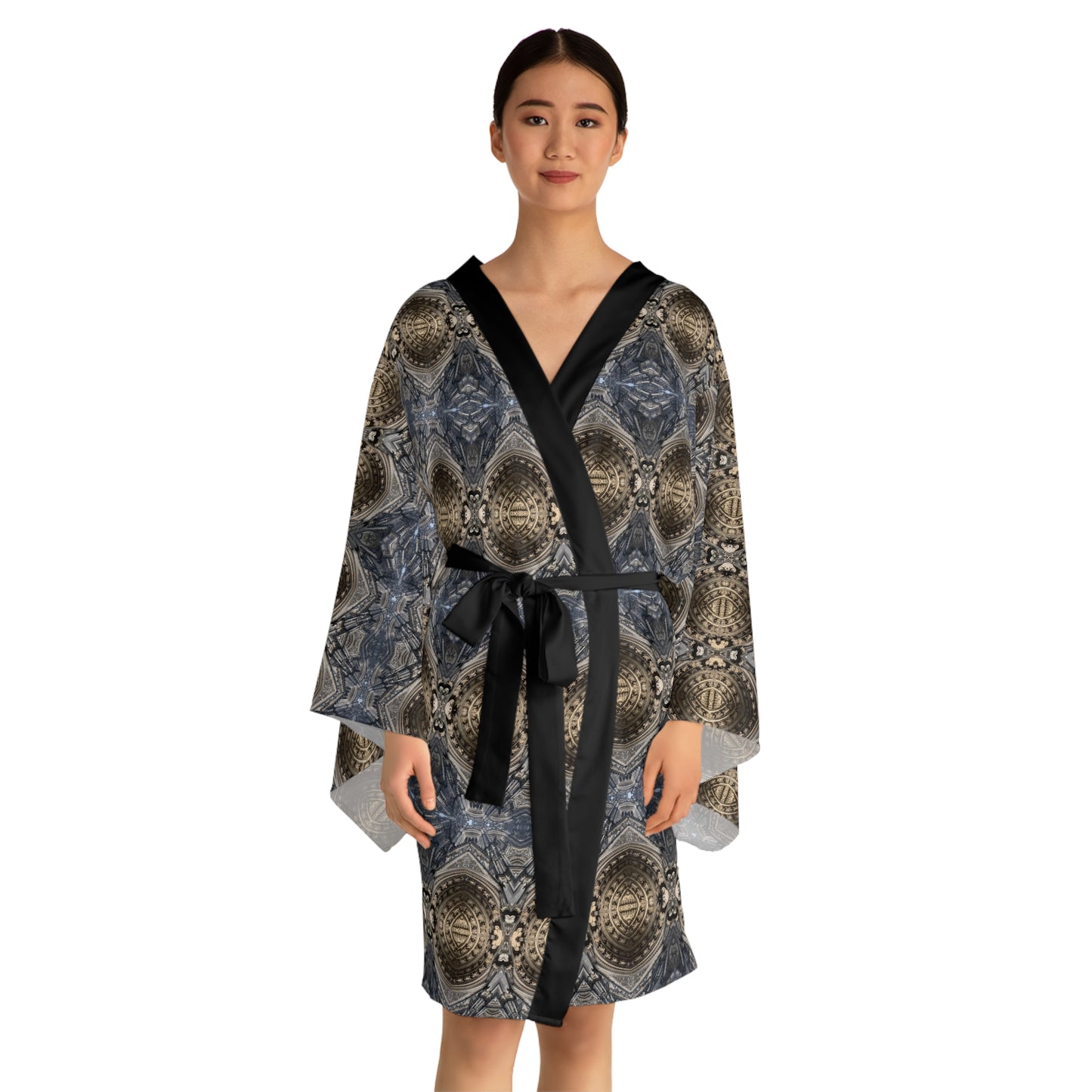 COLOGNE - Long Sleeve Kimono Robe