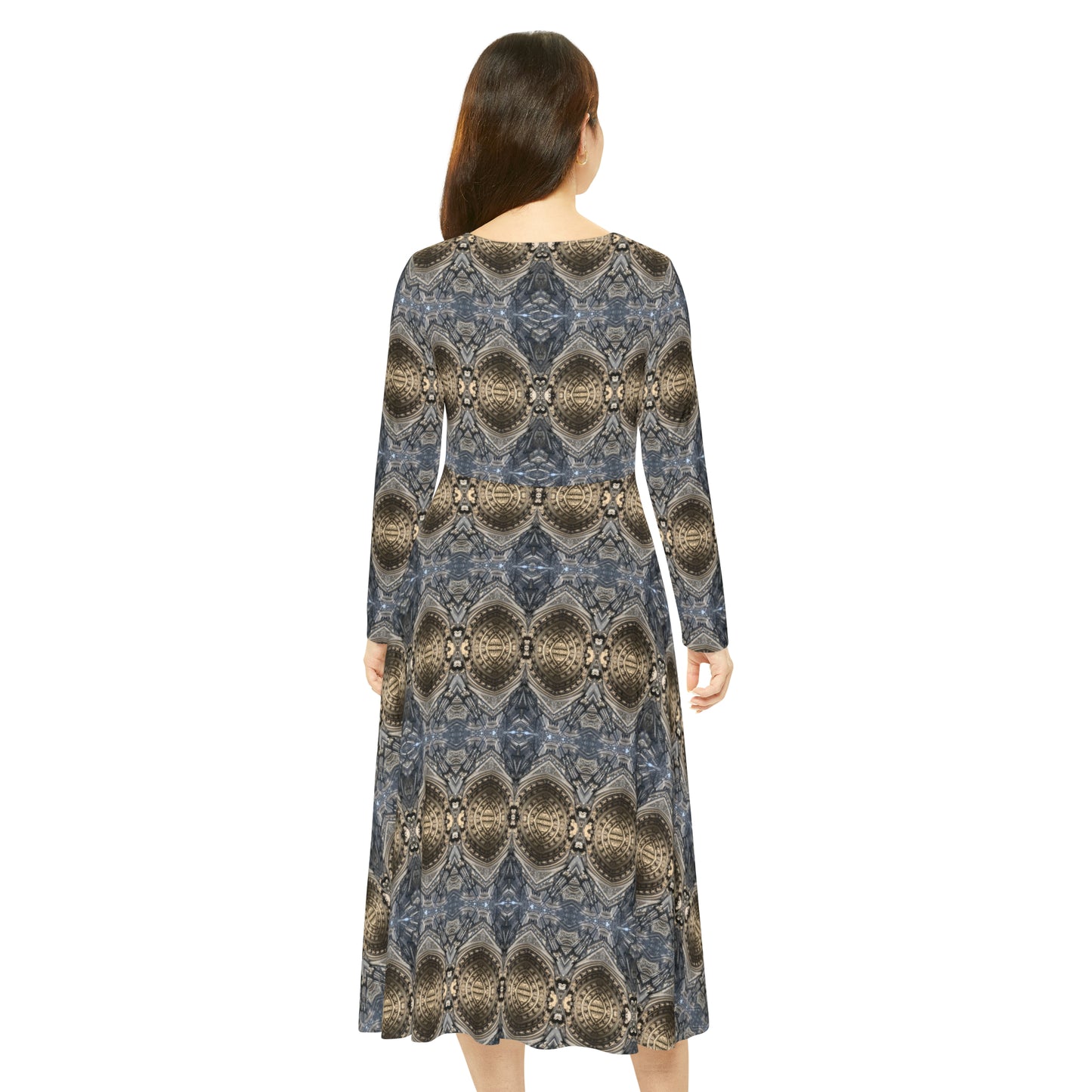 COLOGNE - Women's Long Sleeve Dance Dress