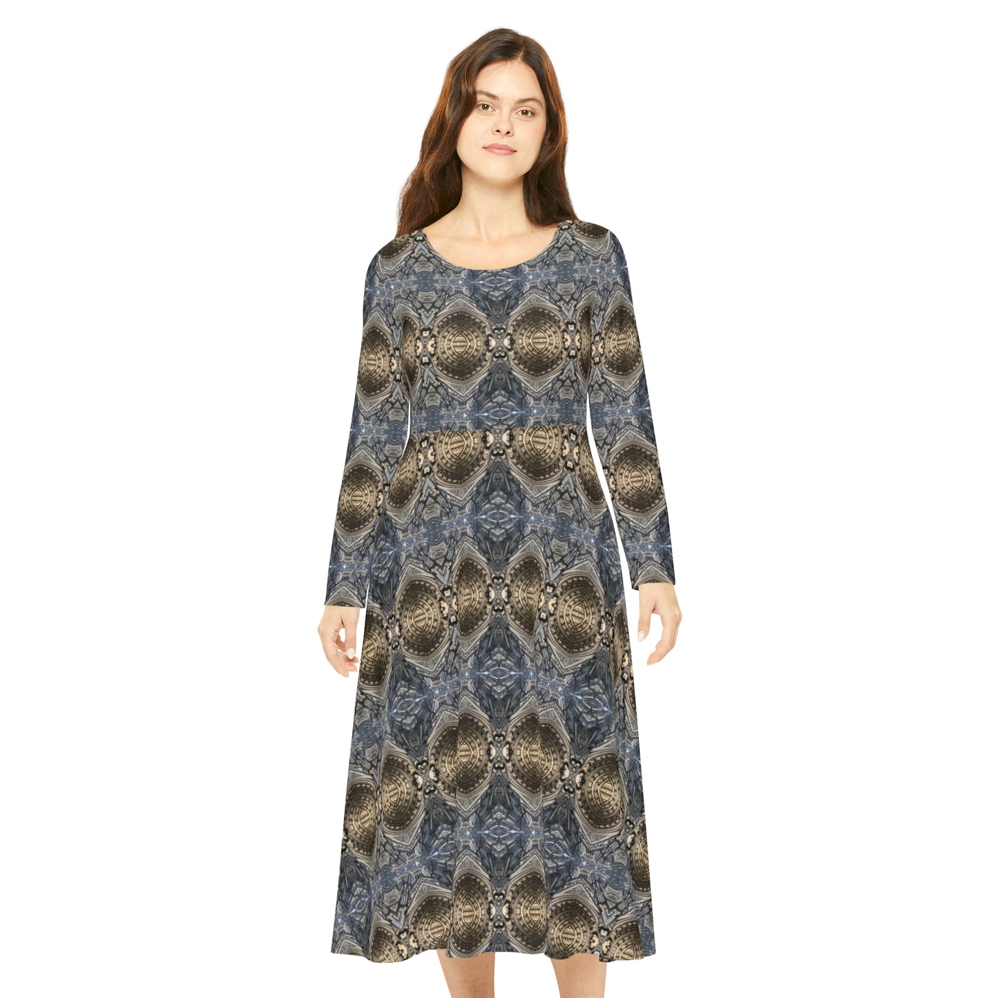 COLOGNE - Women's Long Sleeve Dance Dress